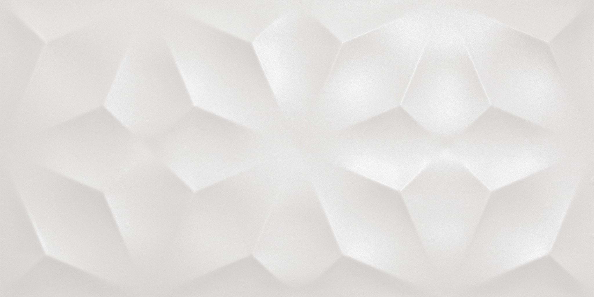 3D Diamond White Matt - Hyperion Tiles