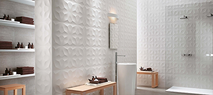 3D Diamond White Matt - Hyperion Tiles