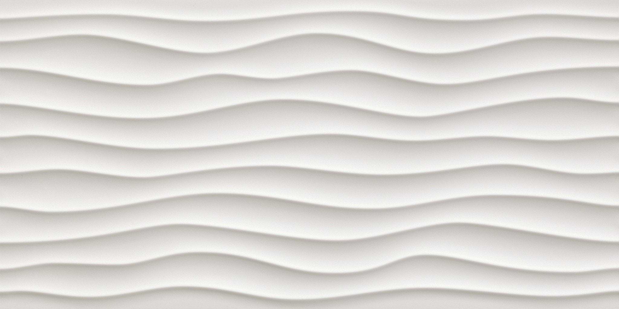 3D Dune White Matt - Hyperion Tiles