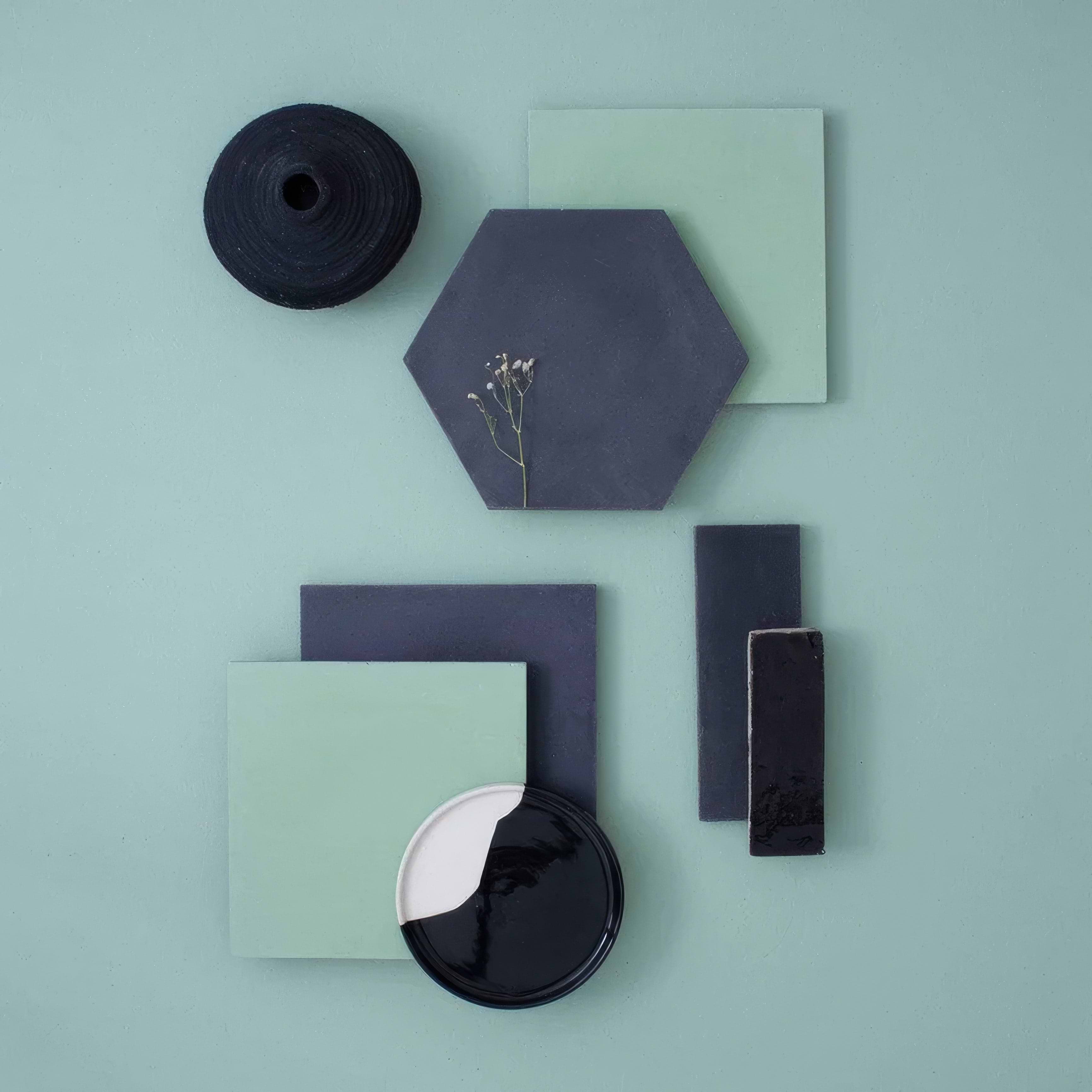 Ebony Square Square Tile - Hyperion Tiles