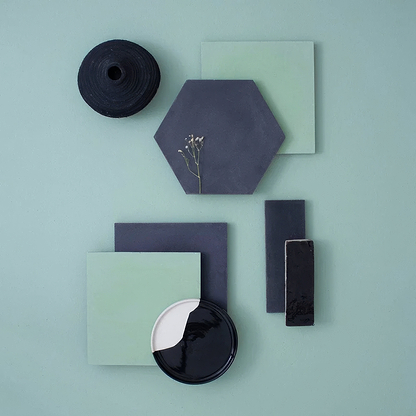 Ebony Square Square Tile - Hyperion Tiles