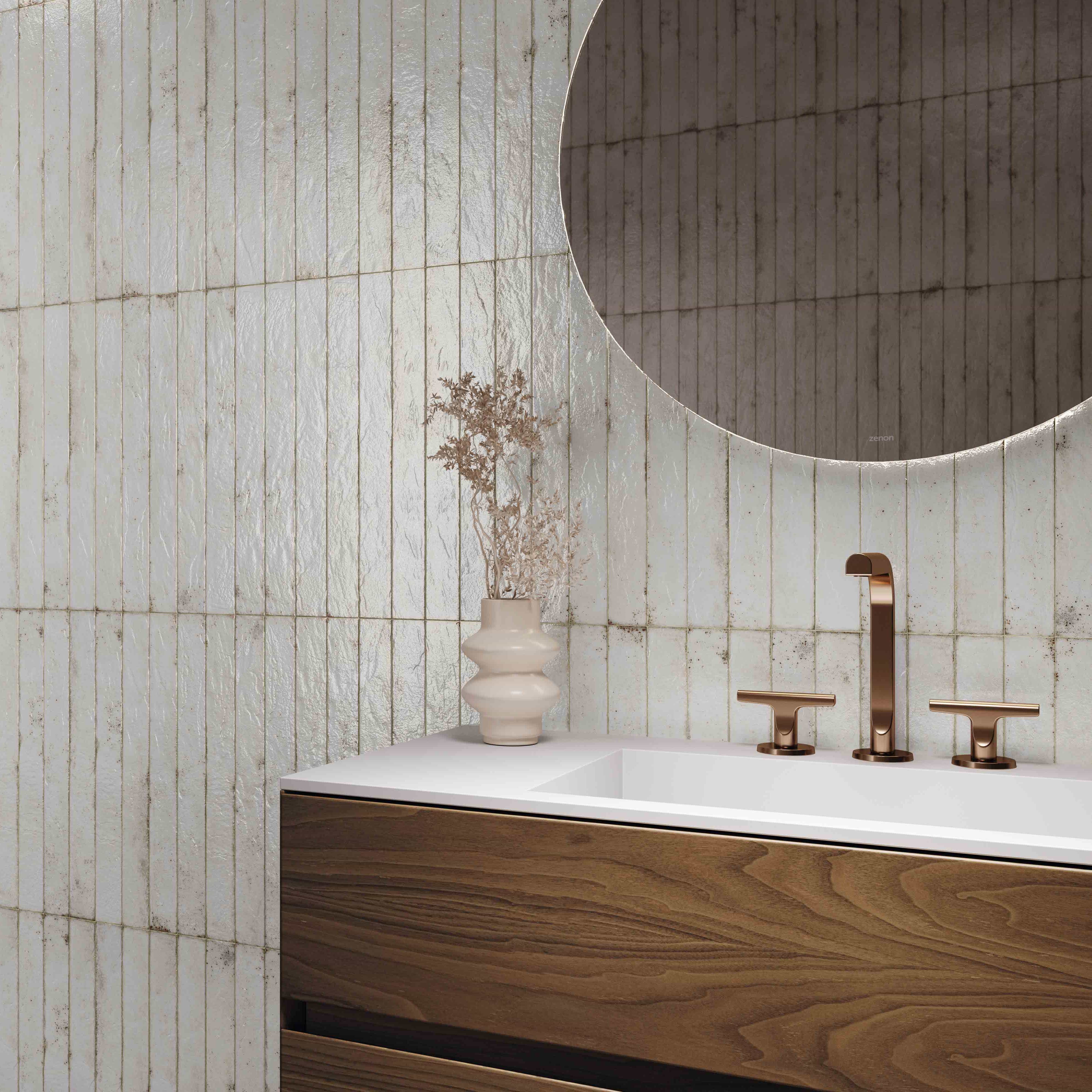 Genesi White Brillo | Hyperion Tiles