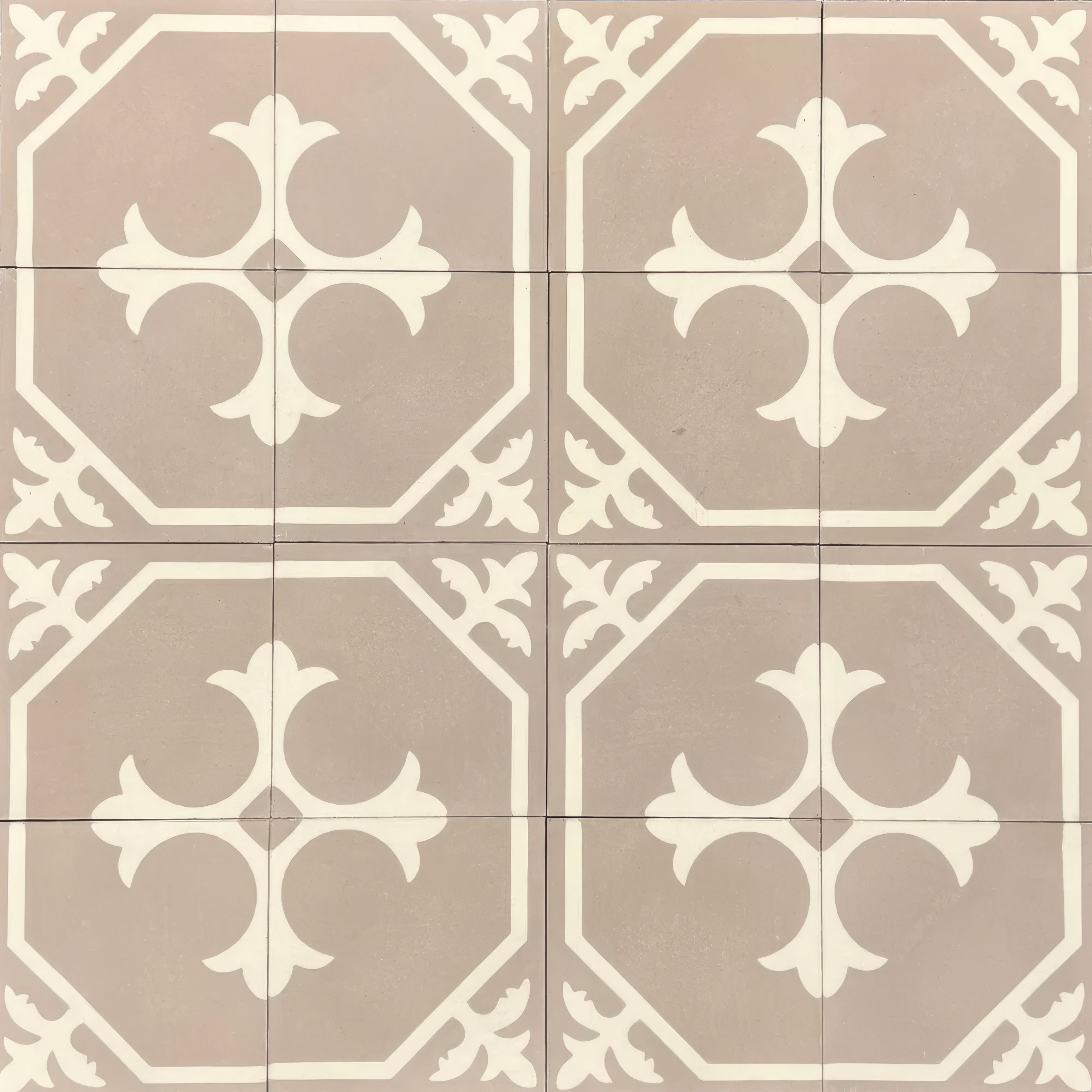 Alhama Pearl Encaustic Tile - Hyperion Tiles