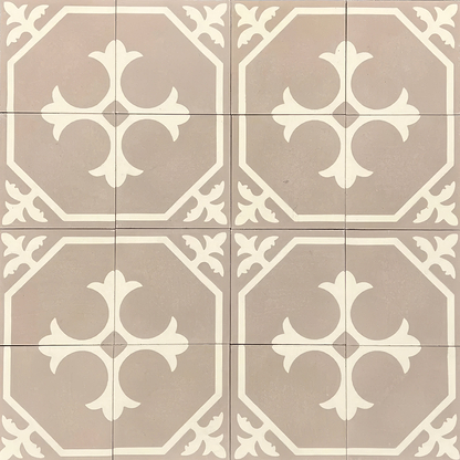 Alhama Pearl Encaustic Tile - Hyperion Tiles