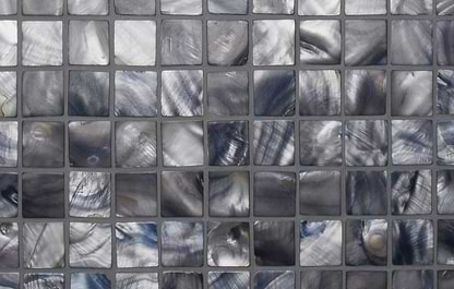 Anthracite 25mm Square - Hyperion Tiles