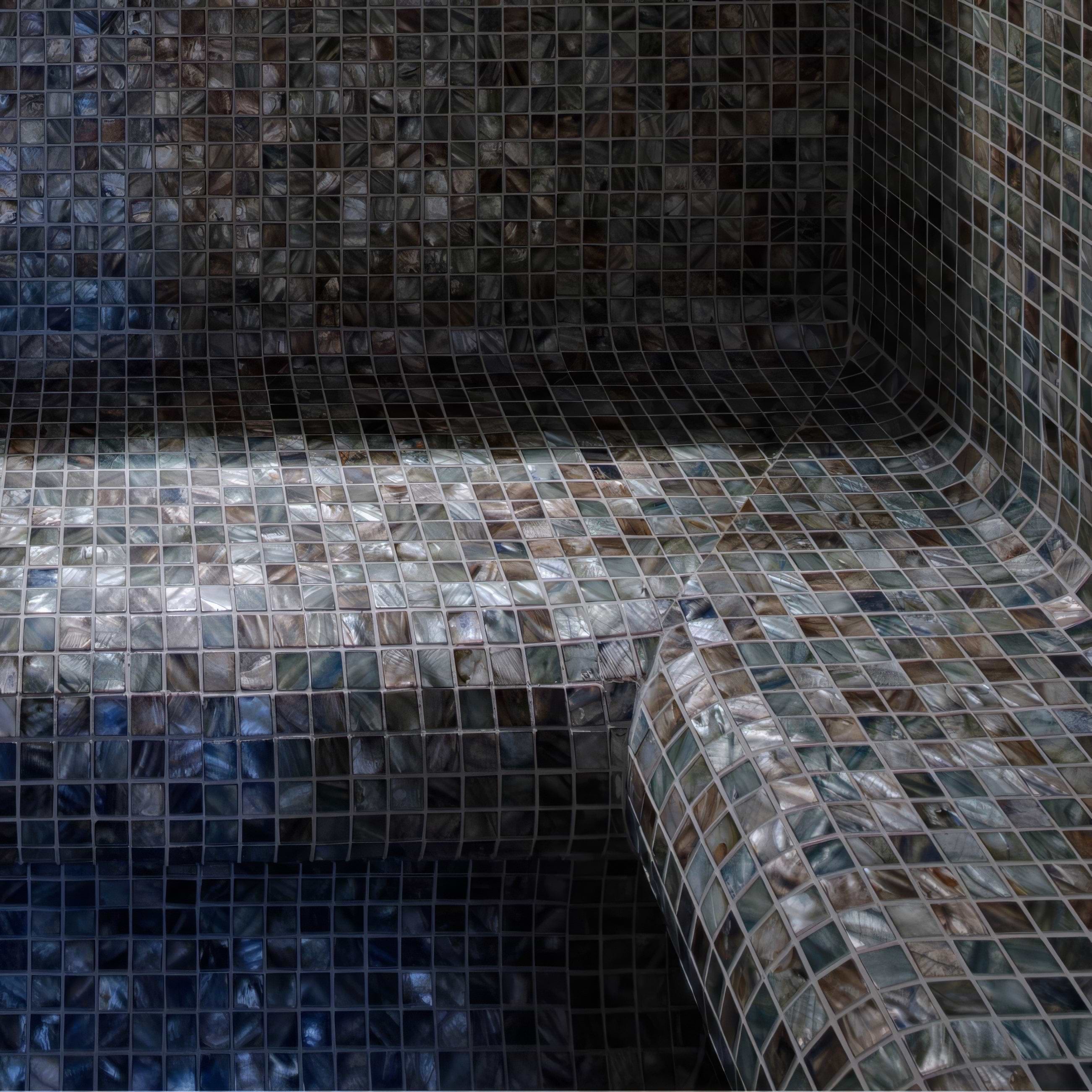 Anthracite 25mm Square By Hyperion Tiles
