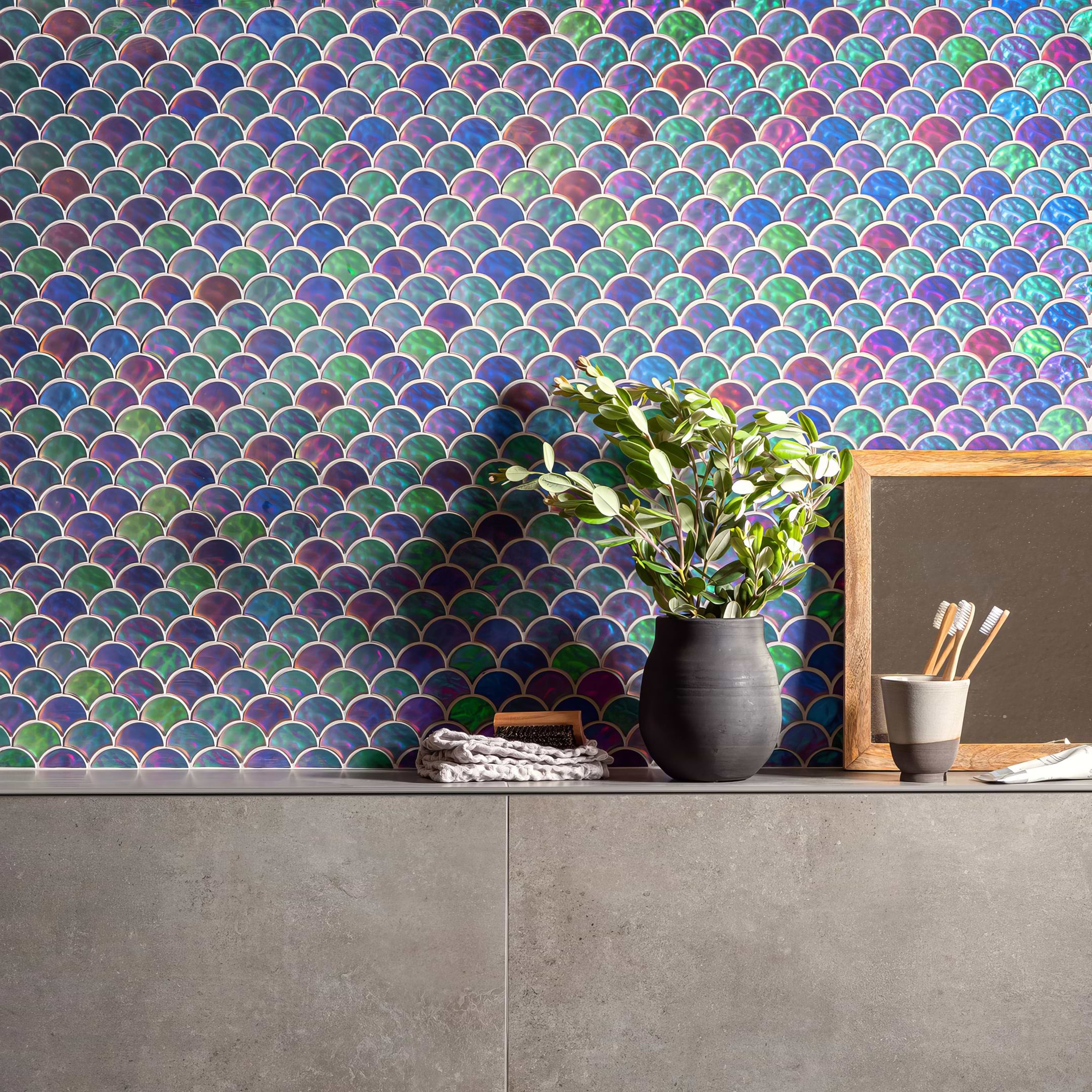 Aqua Scale Frosted - Hyperion Tiles