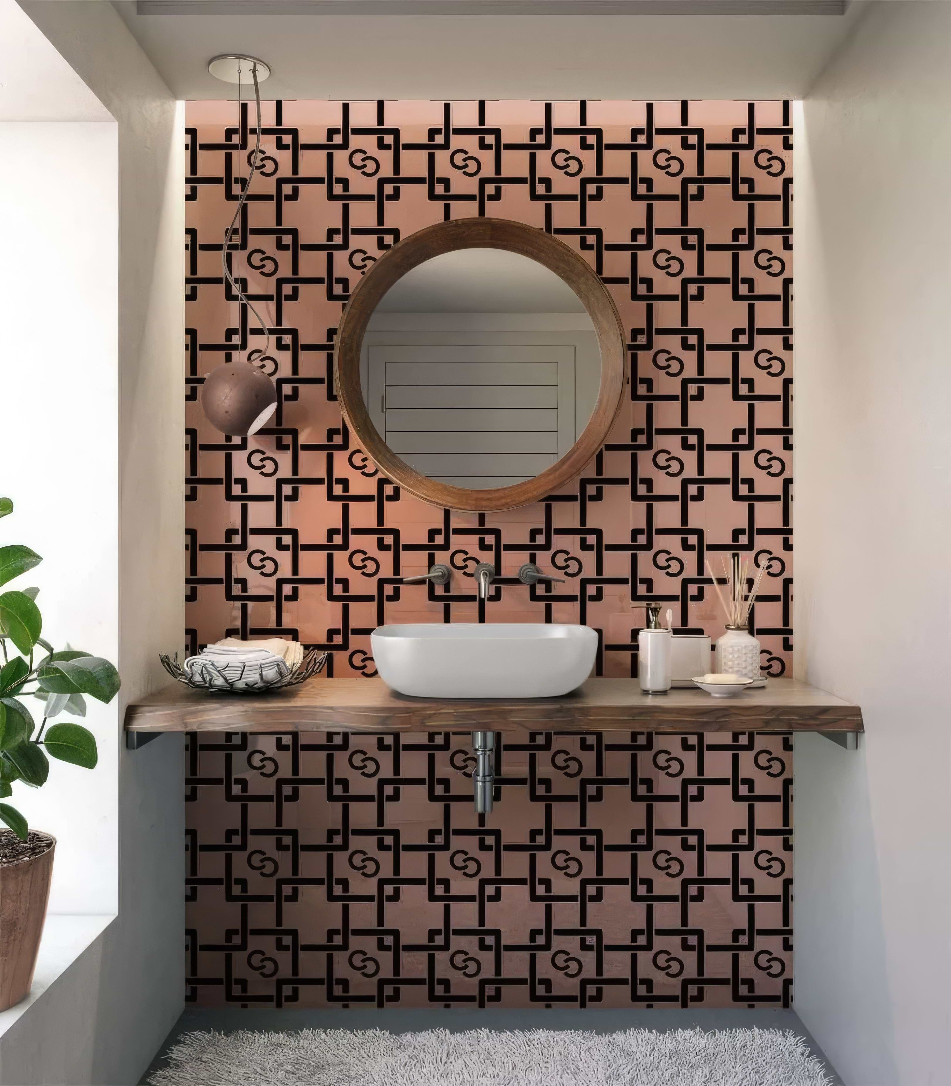 Art Deco Trendsetter Shower Panel By Hyperion Tiles