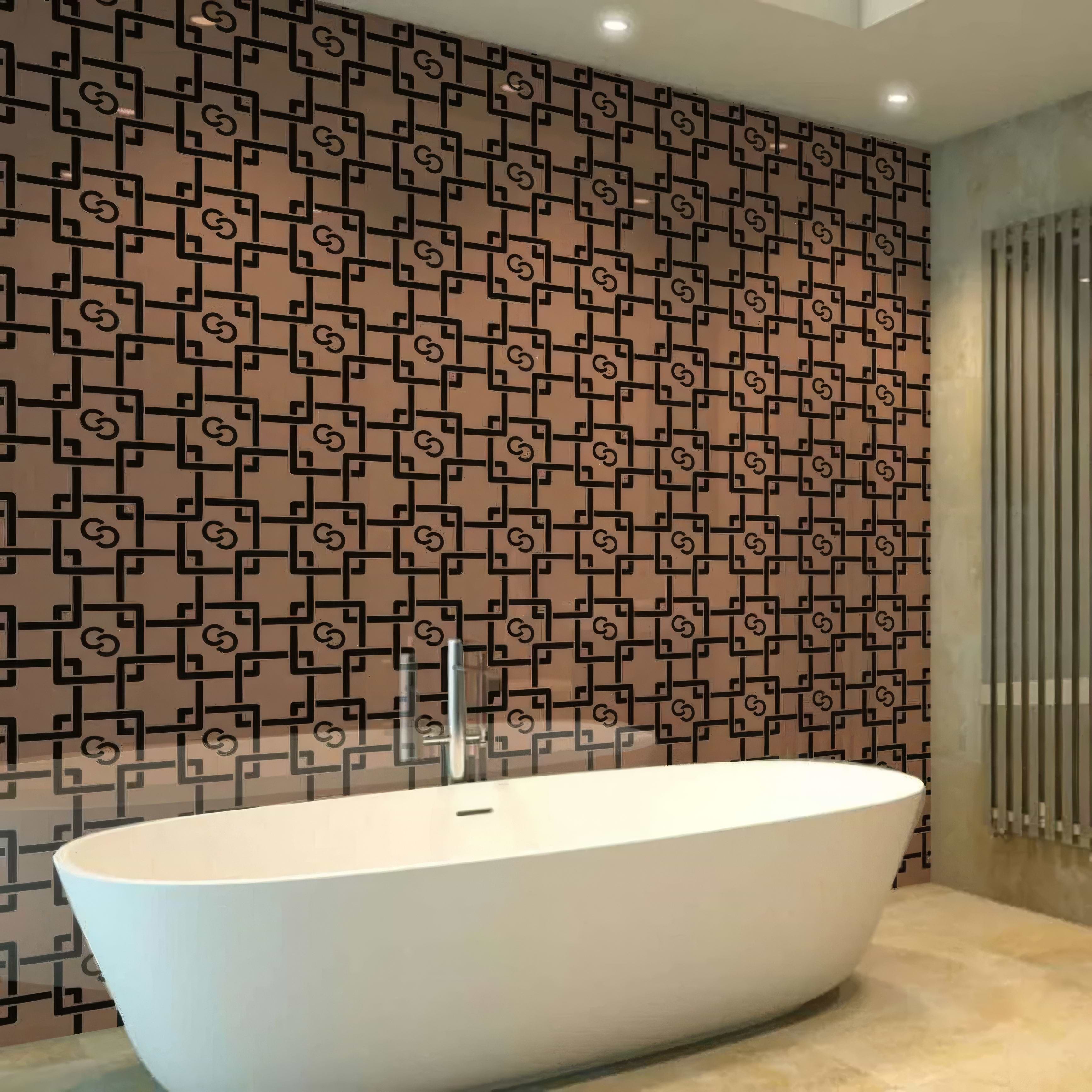 Art Deco Trendsetter Shower Panel By Hyperion Tiles