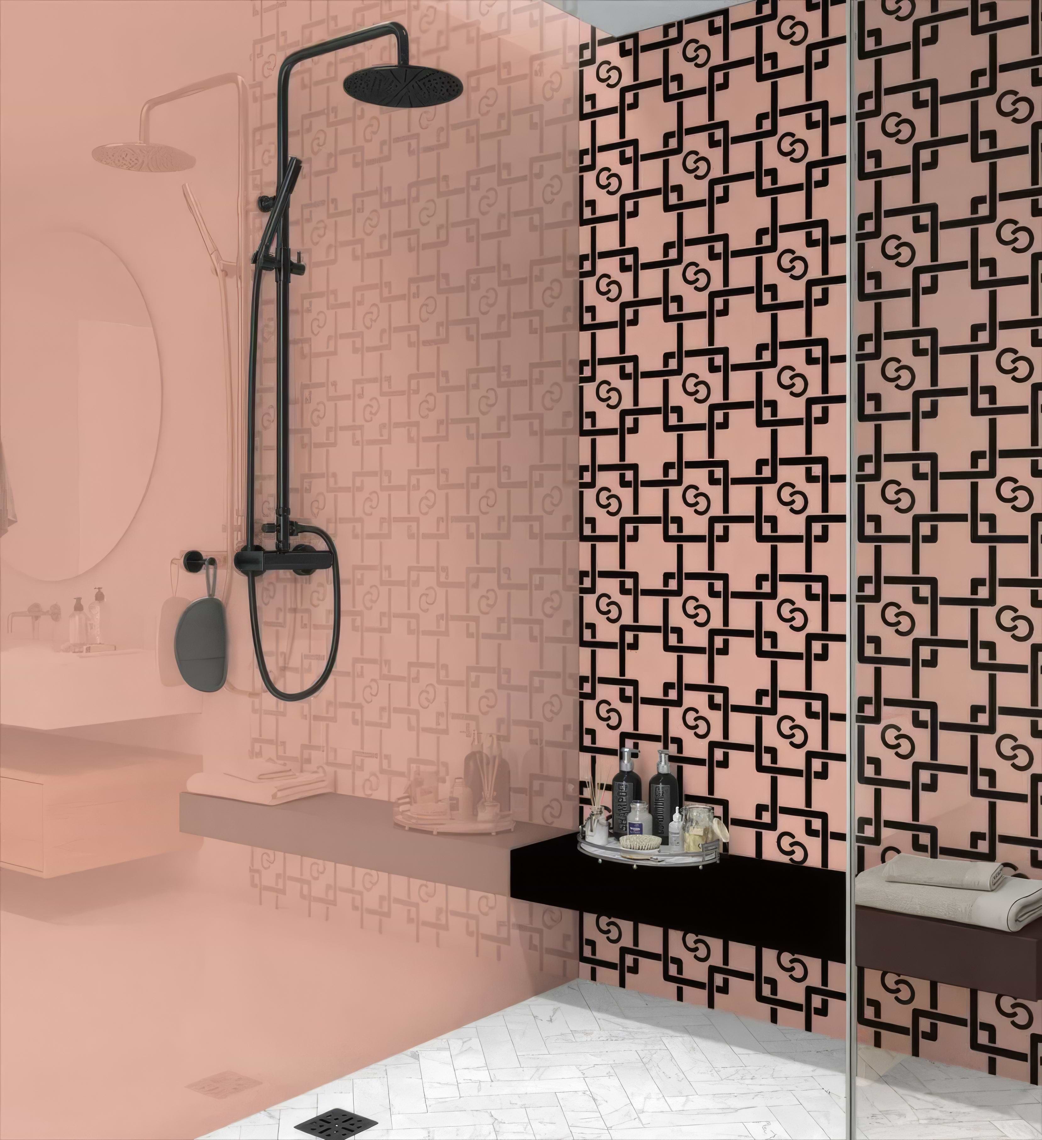 Art Deco Trendsetter Shower Panel By Hyperion Tiles