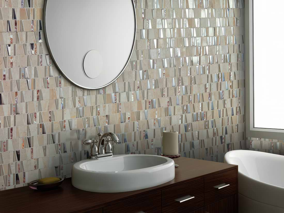 Trip Asi Beige Mosaic - Hyperion Tiles