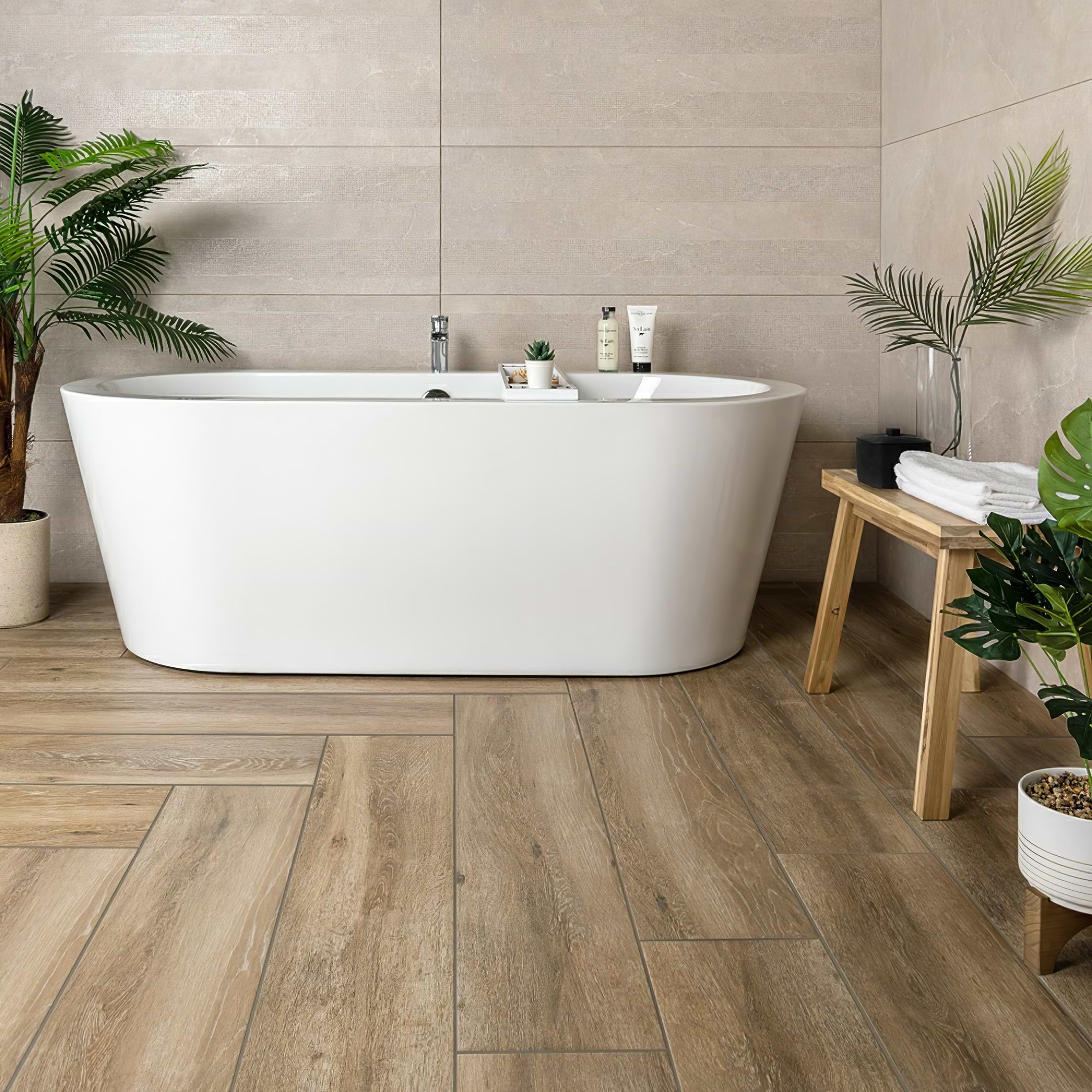 Atelier Beige Plank Tiles - Hyperion Tiles