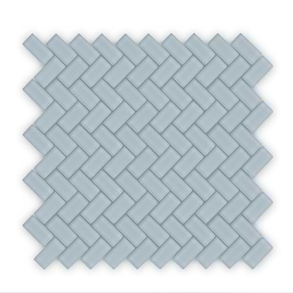 Aurora Herringbone Grey Mosaic - Hyperion Tiles