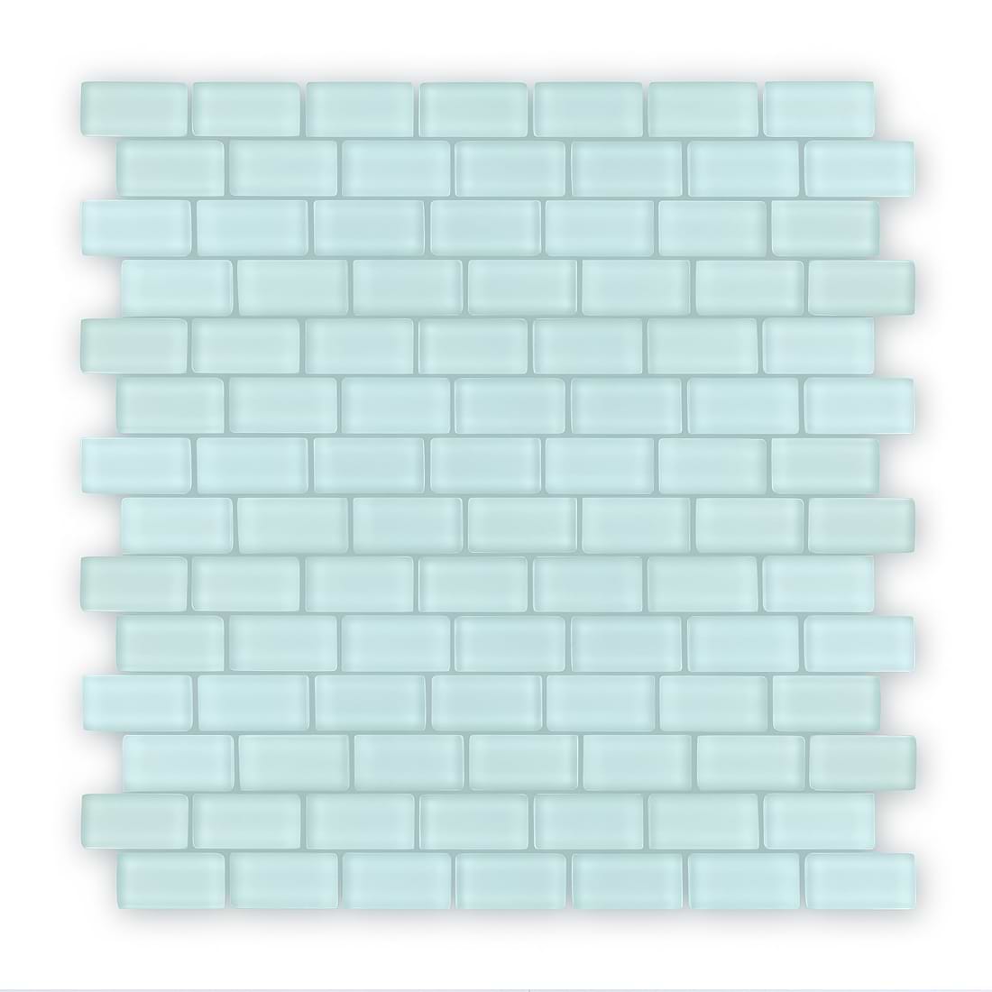 Aurora Mini Brick Green Mosaic - Hyperion Tiles