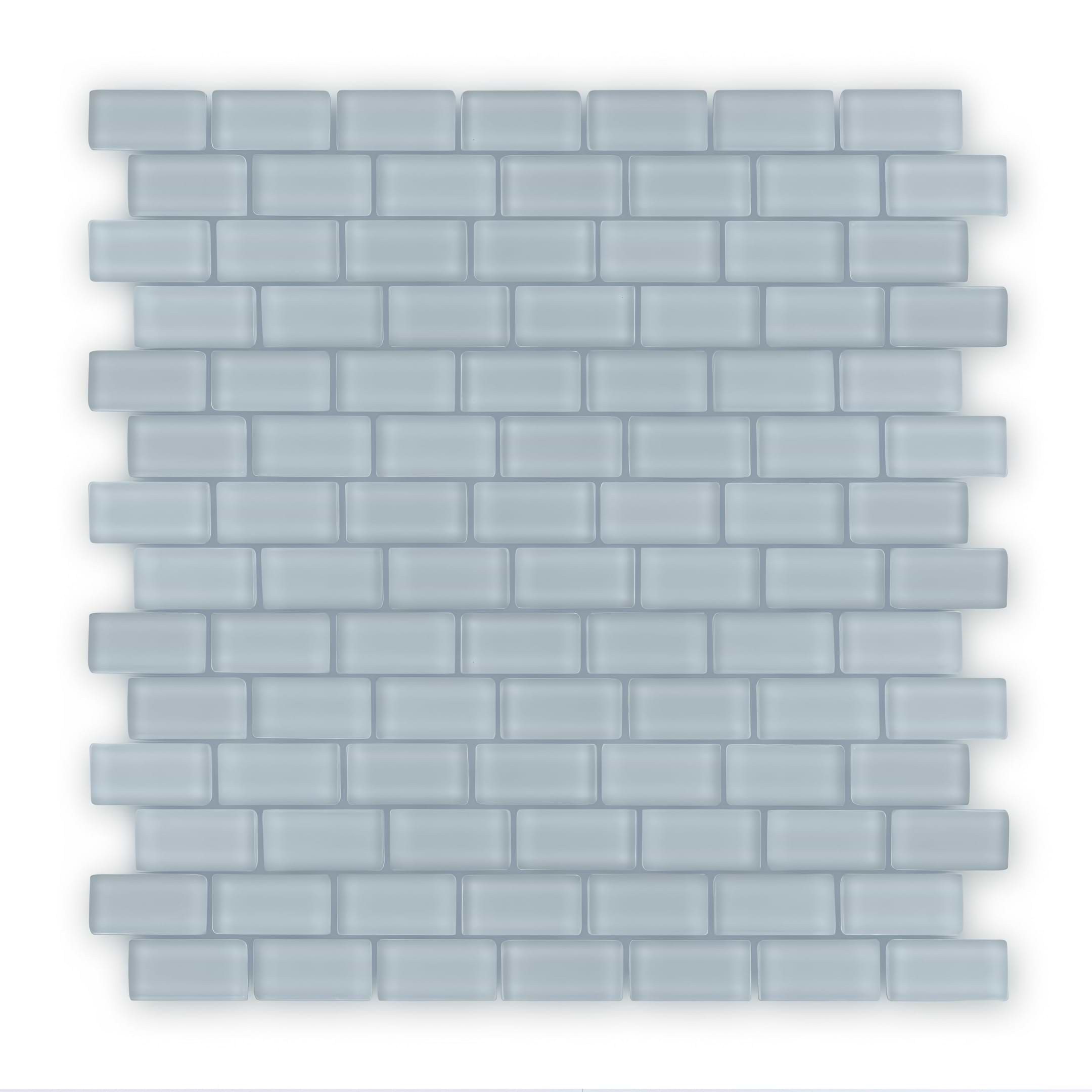 Aurora Mini Brick Grey Mosaic - Hyperion Tiles
