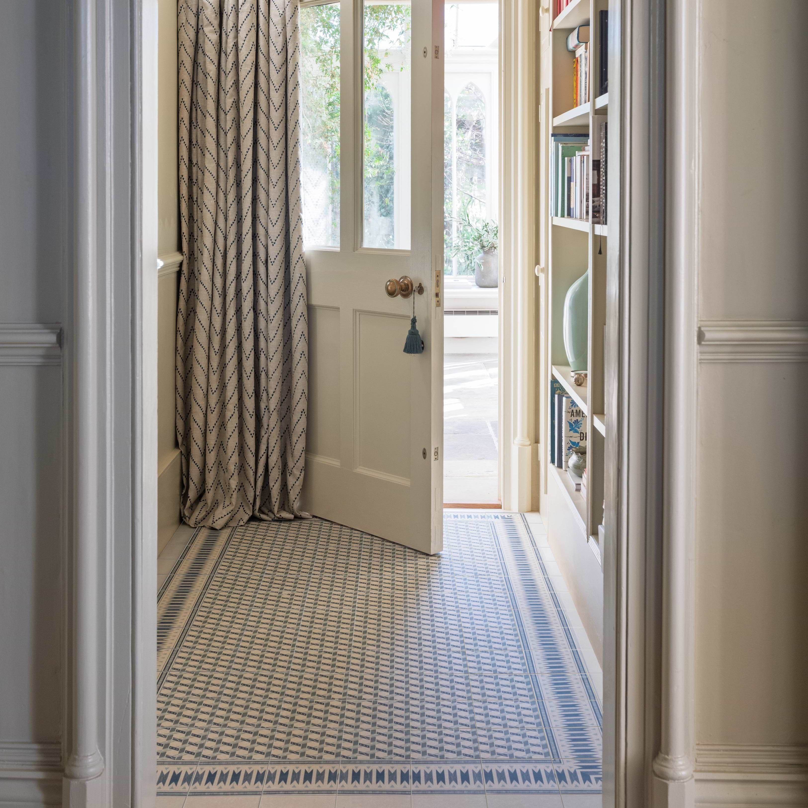 Adventuras Malla Blue Porcelain By Hyperion Tiles