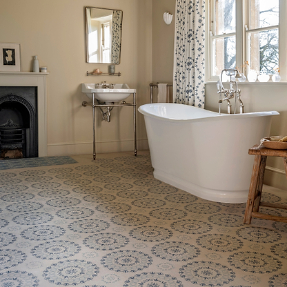 Adventuras Palma Blue Porcelain By Hyperion Tiles