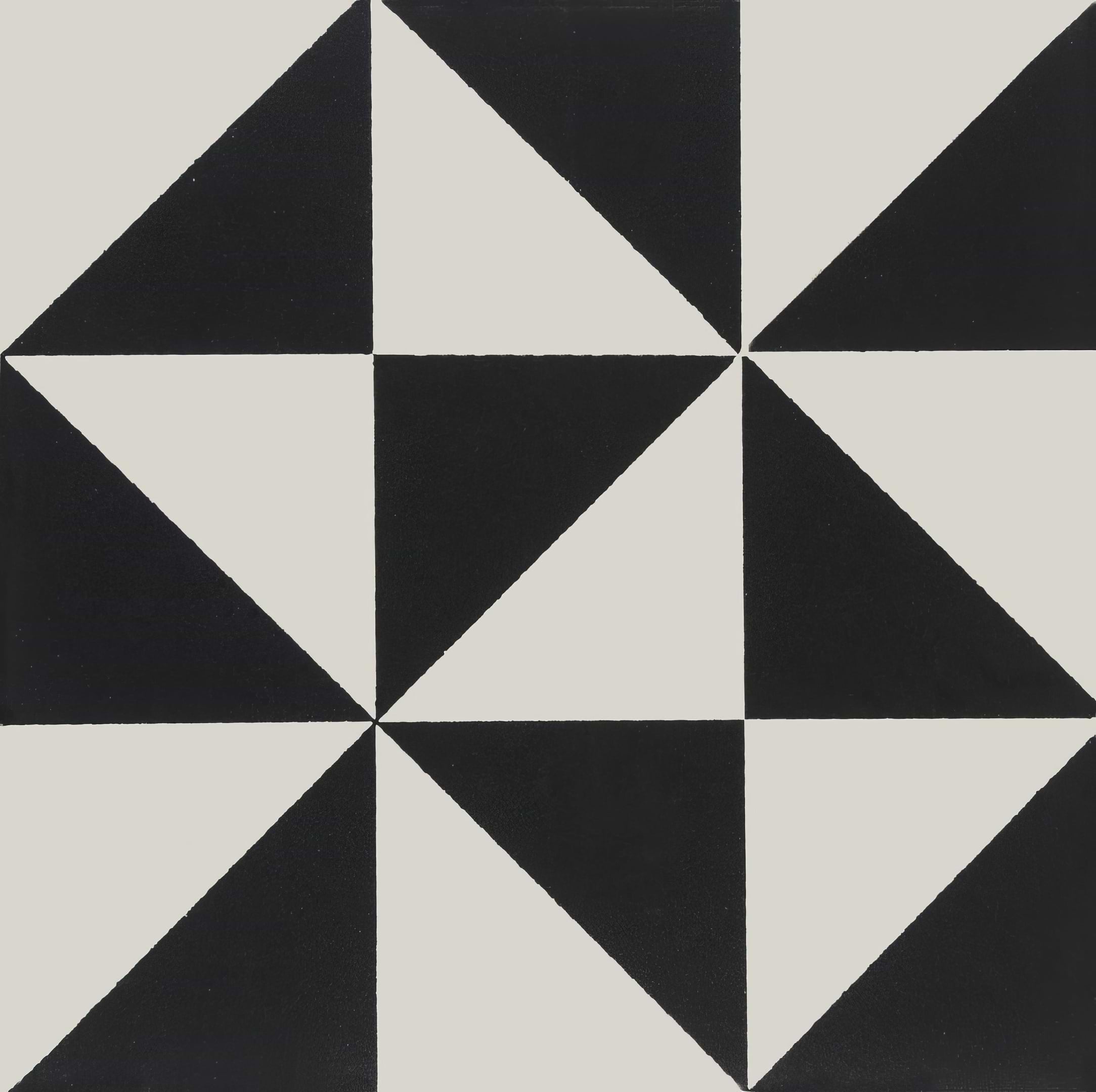Avignon Black on Dover White - Hyperion Tiles