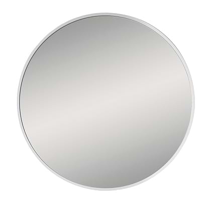 Docklands Round Mirror 60cm – White