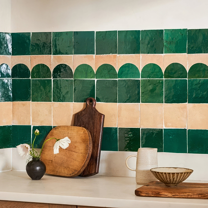 Medina Moss Green Zellige By Hyperion Tiles