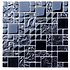 Black Reflective Mix Glass Modular Mosaic - Hyperion Tiles