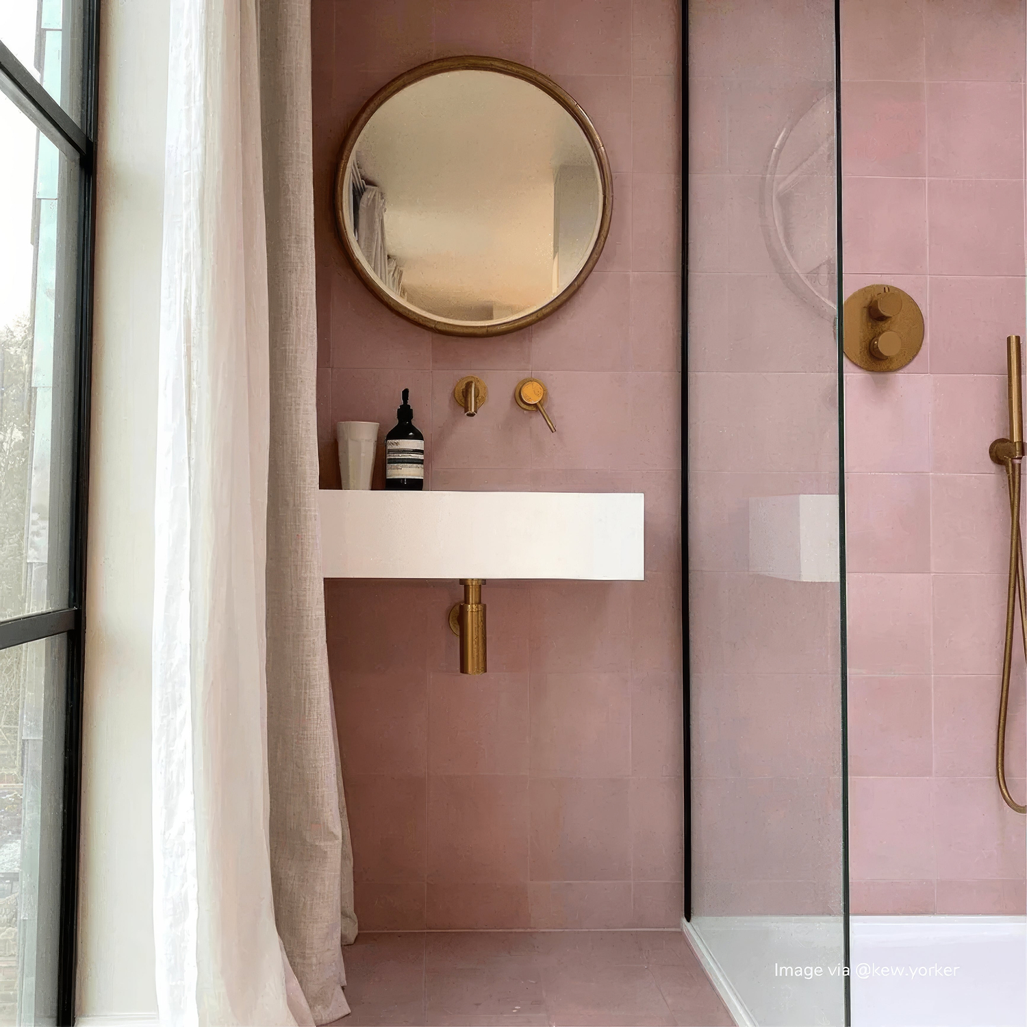 Blush Square Tile - Hyperion Tiles