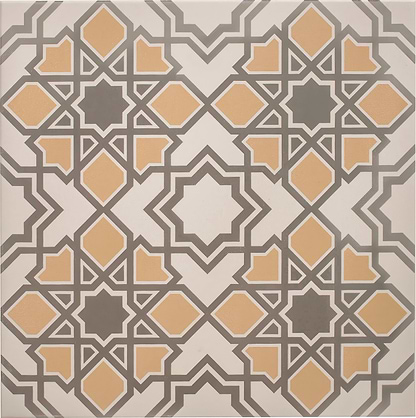 Bolero Yellow/Stone on Chalk - Hyperion Tiles