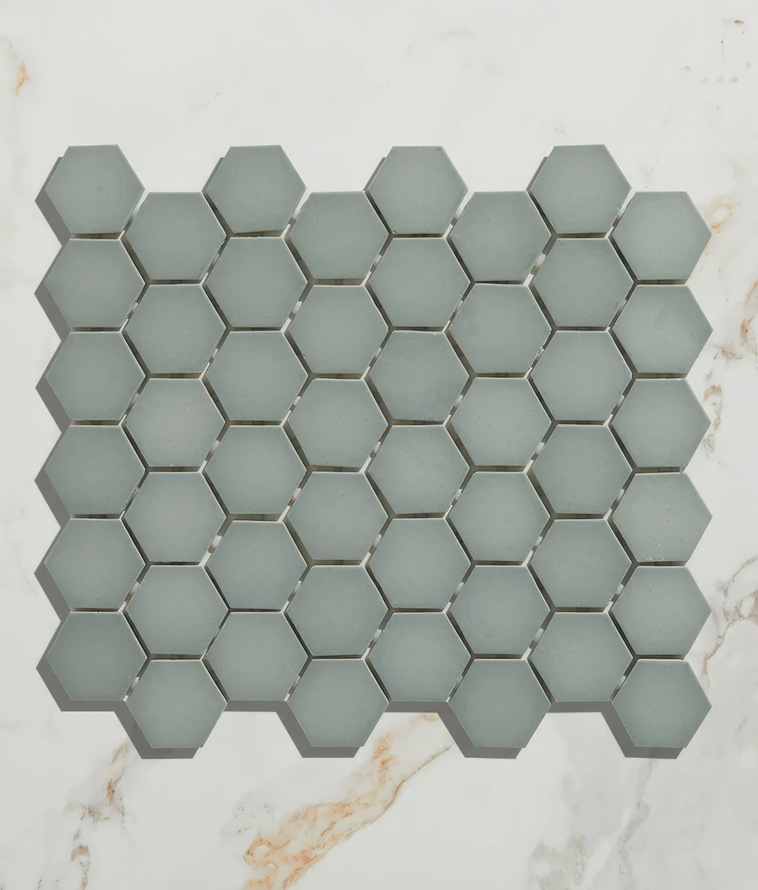 Brasserie Glass Mosaic Khaki - Hyperion Tiles