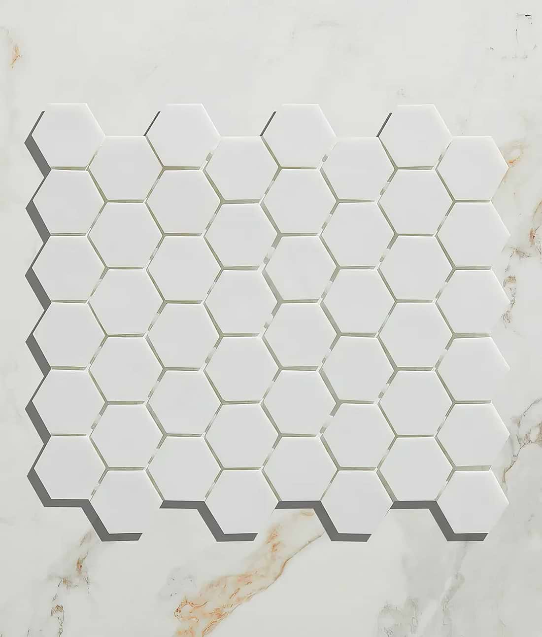 Brasserie Glass Mosaic White - Hyperion Tiles