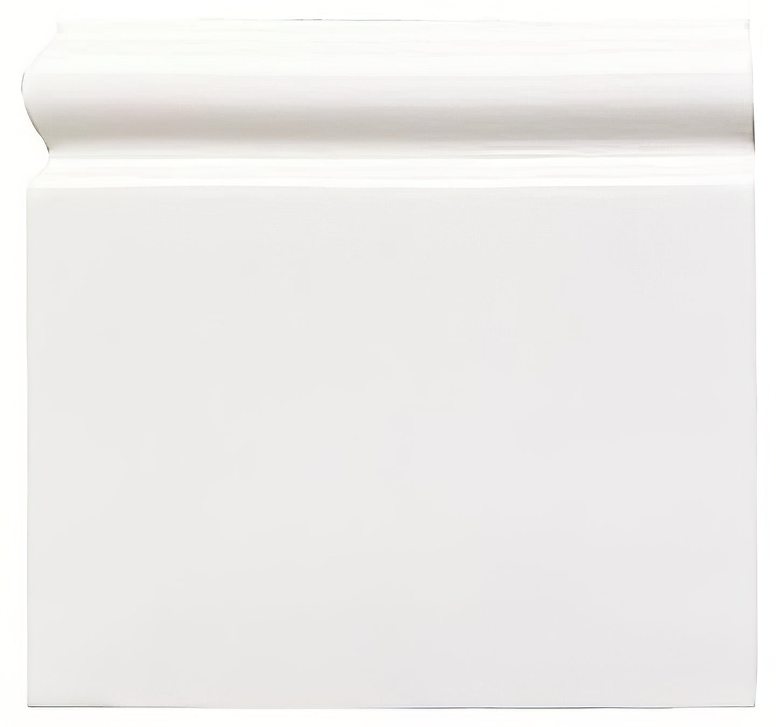 Brilliant White Skirting Left External Corner - Hyperion Tiles