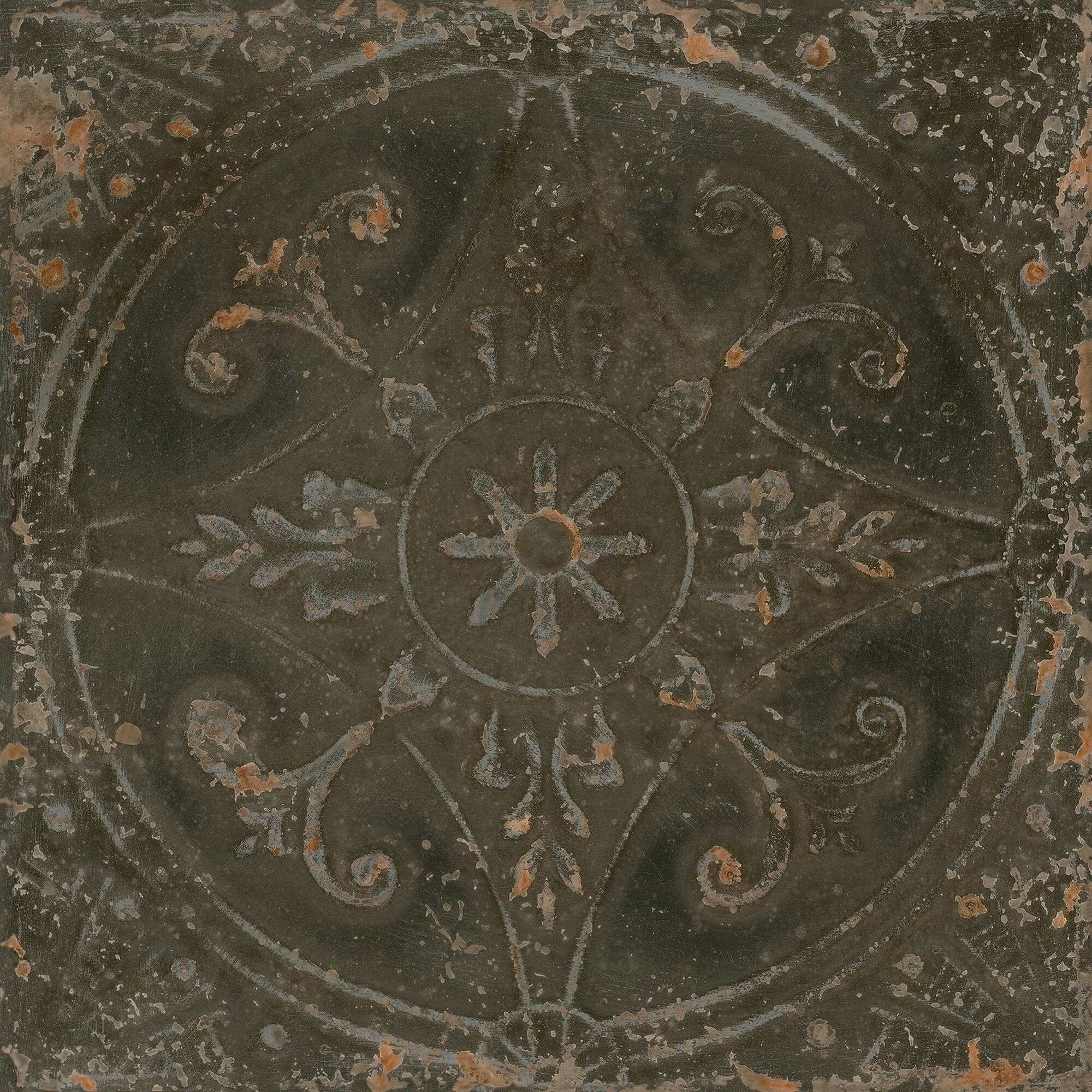 Brooklyn Embossed Ceramic Pewter - Hyperion Tiles