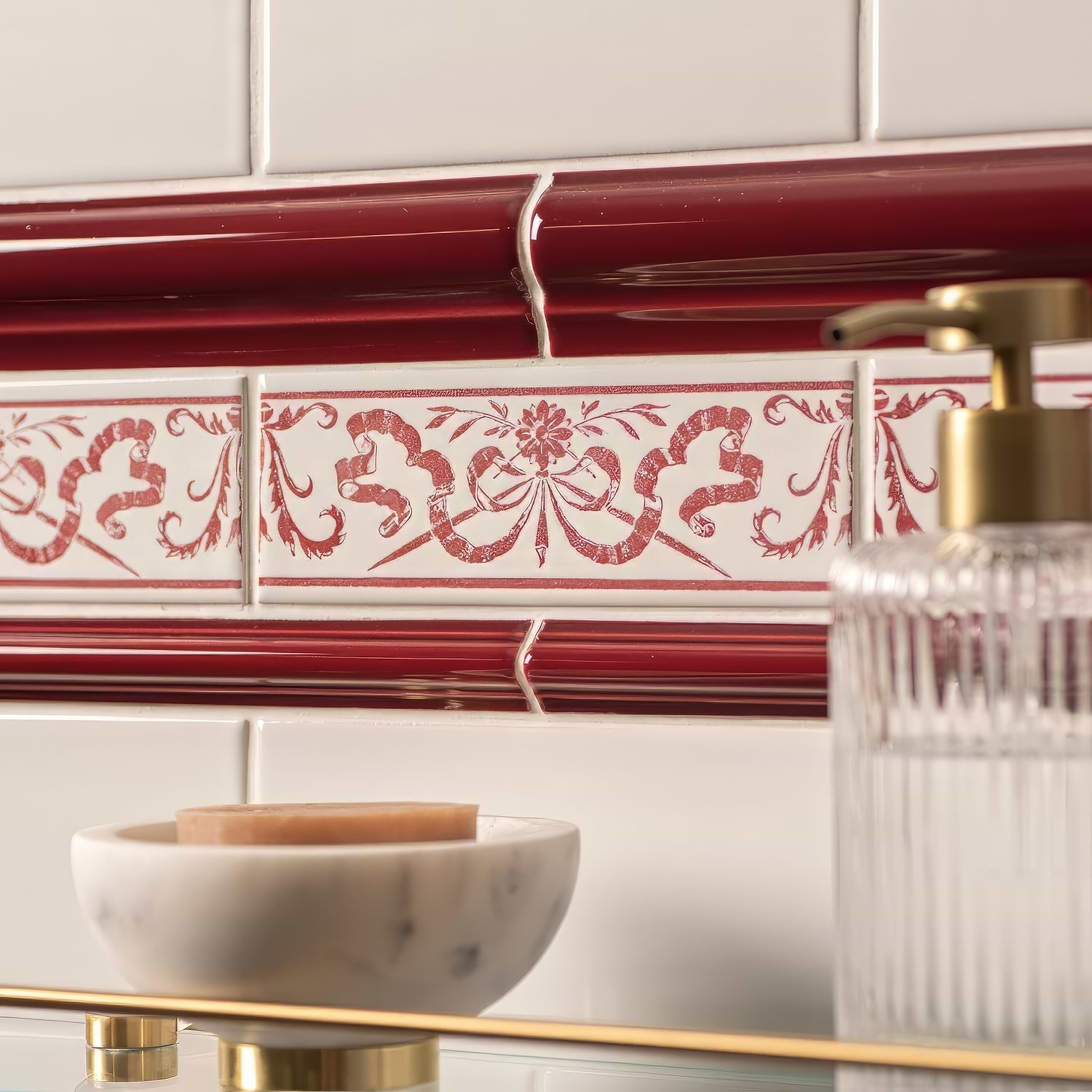 Burgundy Albert Moulding - Hyperion Tiles