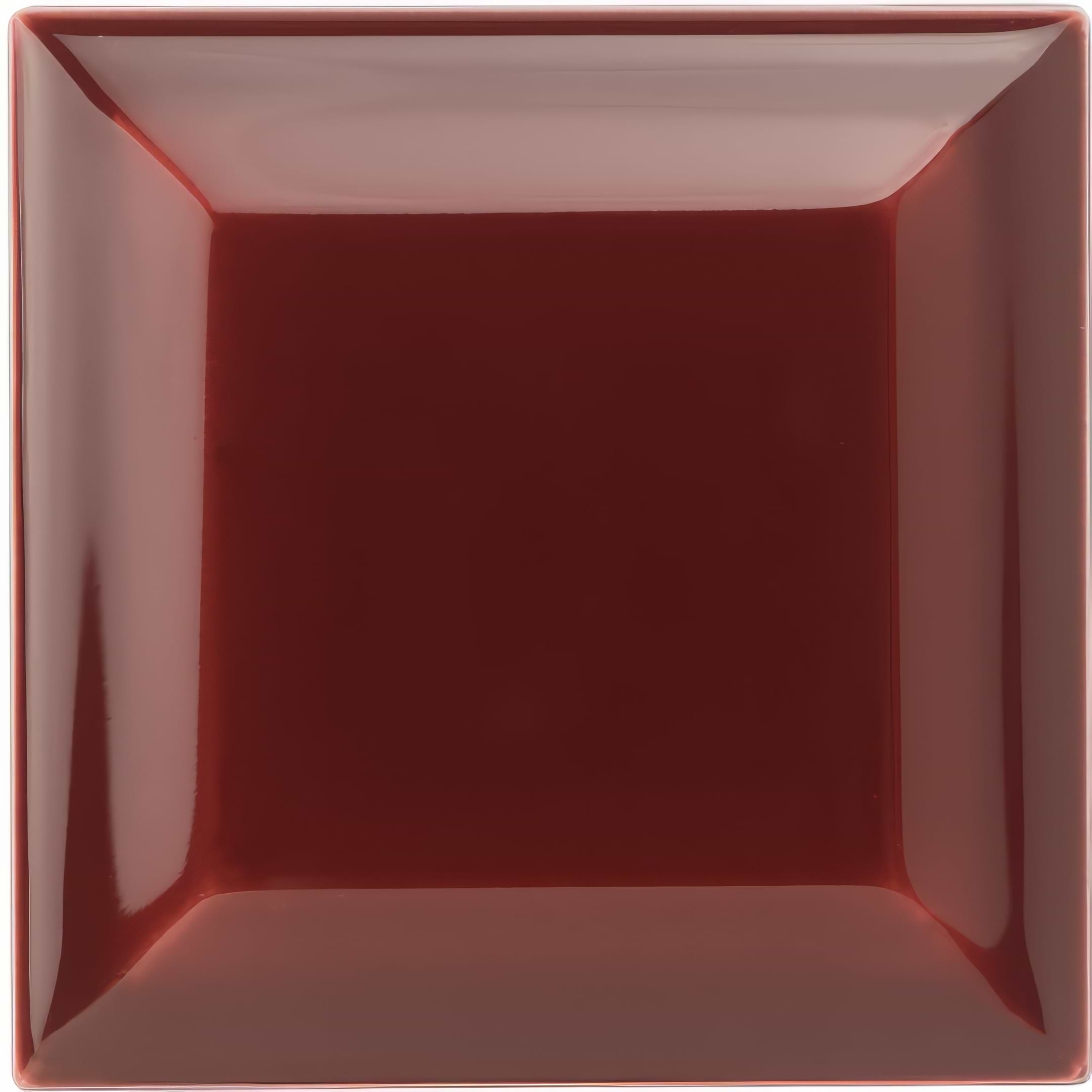 Burgundy Metro Bevelled Tile 75 x 75mm - Hyperion Tiles