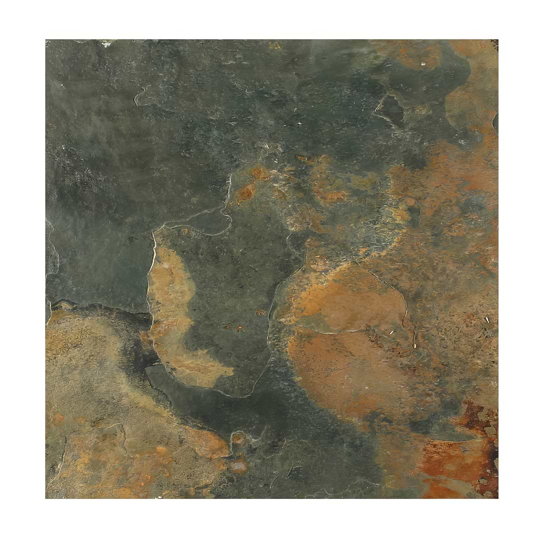 Burnt Sienna Natural Slate 400 x 400mm - Hyperion Tiles