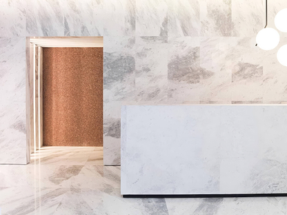 Gravity Aluminium Hexagon Copper Mosaic By Hyperion Tiles