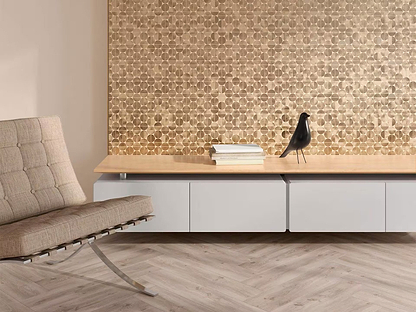 Sphere Copper Gold Mosaic By Hyperion Tiles