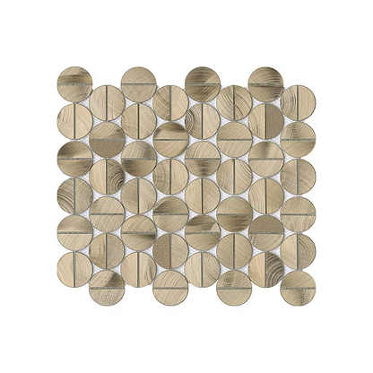 Sphere Copper Gold Mosaic By Hyperion Tiles