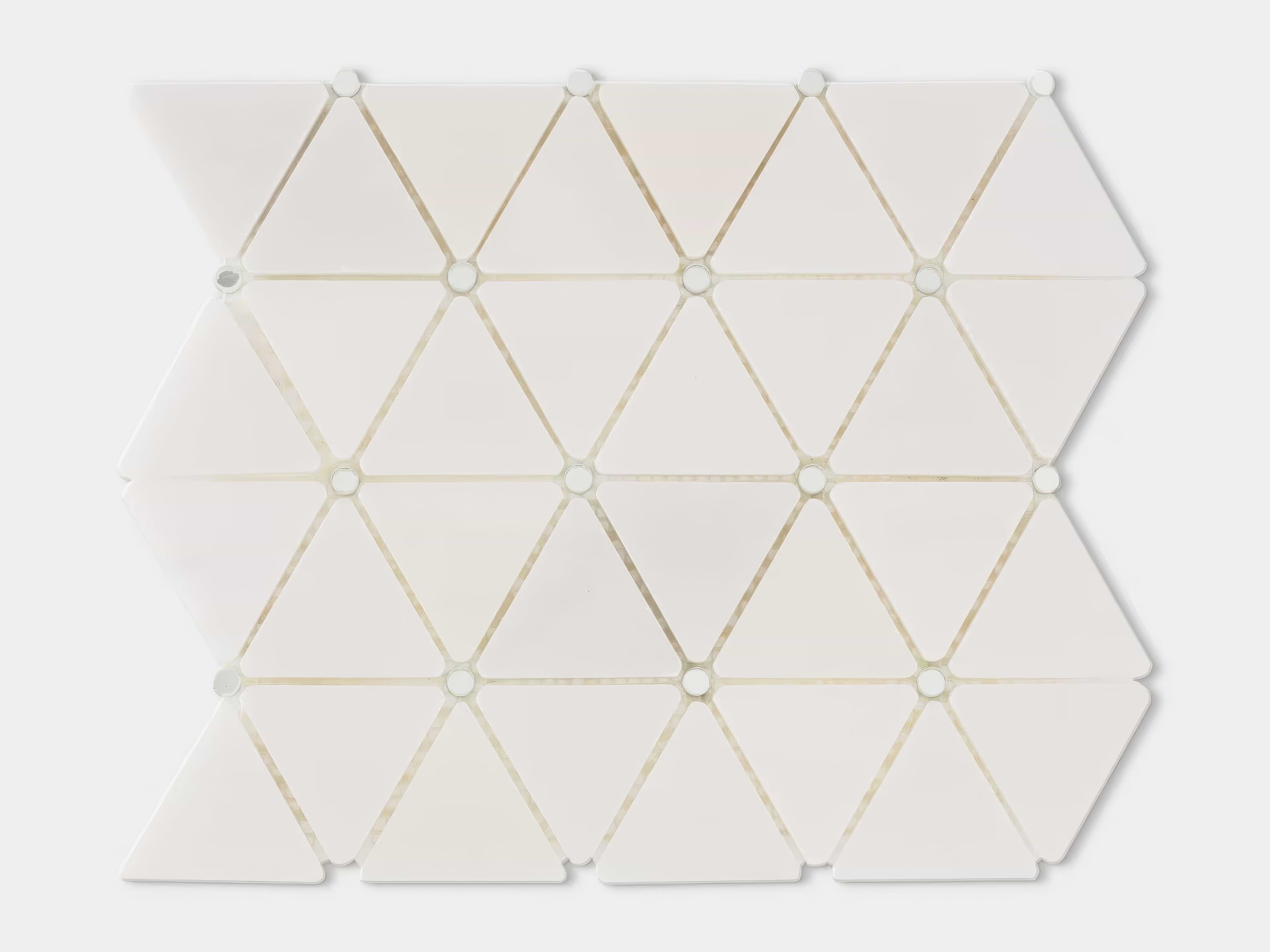 Victorian Diamond Marmara Mirror Mosaic By Hyperion Tiles