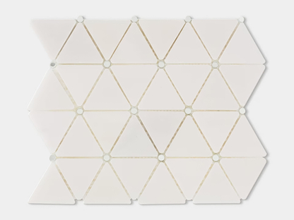 Victorian Diamond Marmara Mirror Mosaic By Hyperion Tiles