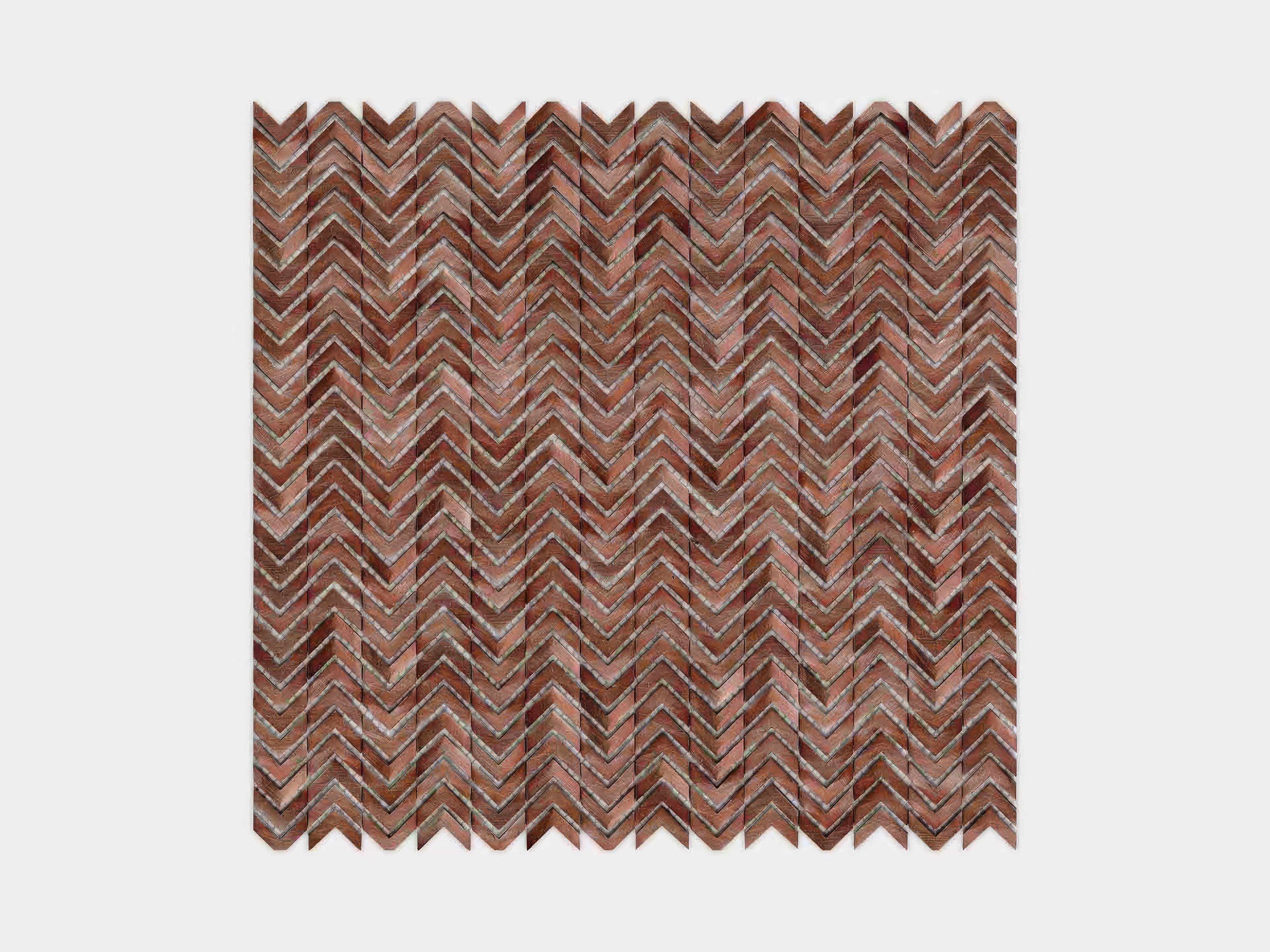 Gravity Aluminium Arrow Copper 29.8 x 30cm By Hyperion Tiles