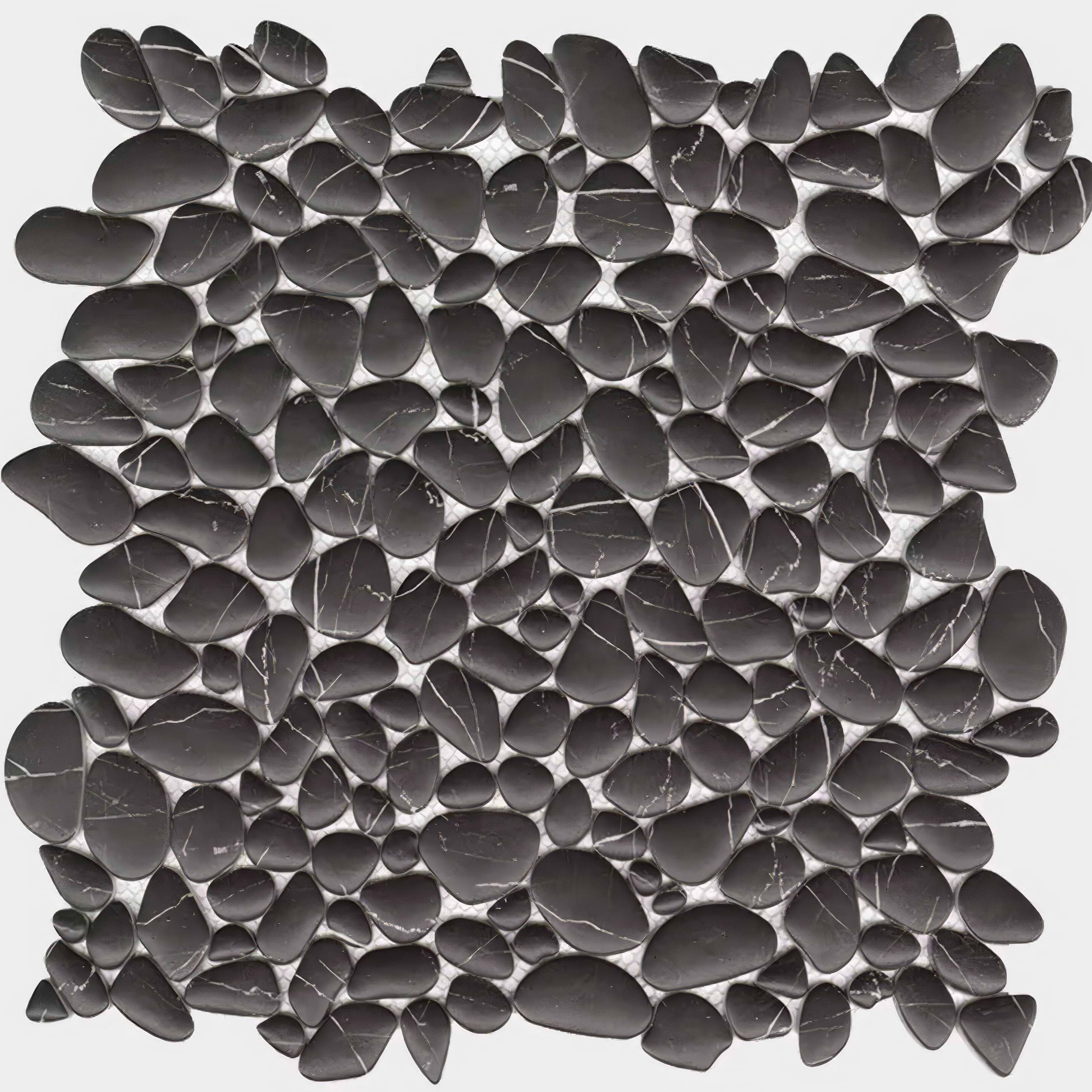 Boulder Negro Marquina Mosaic By Hyperion Tiles