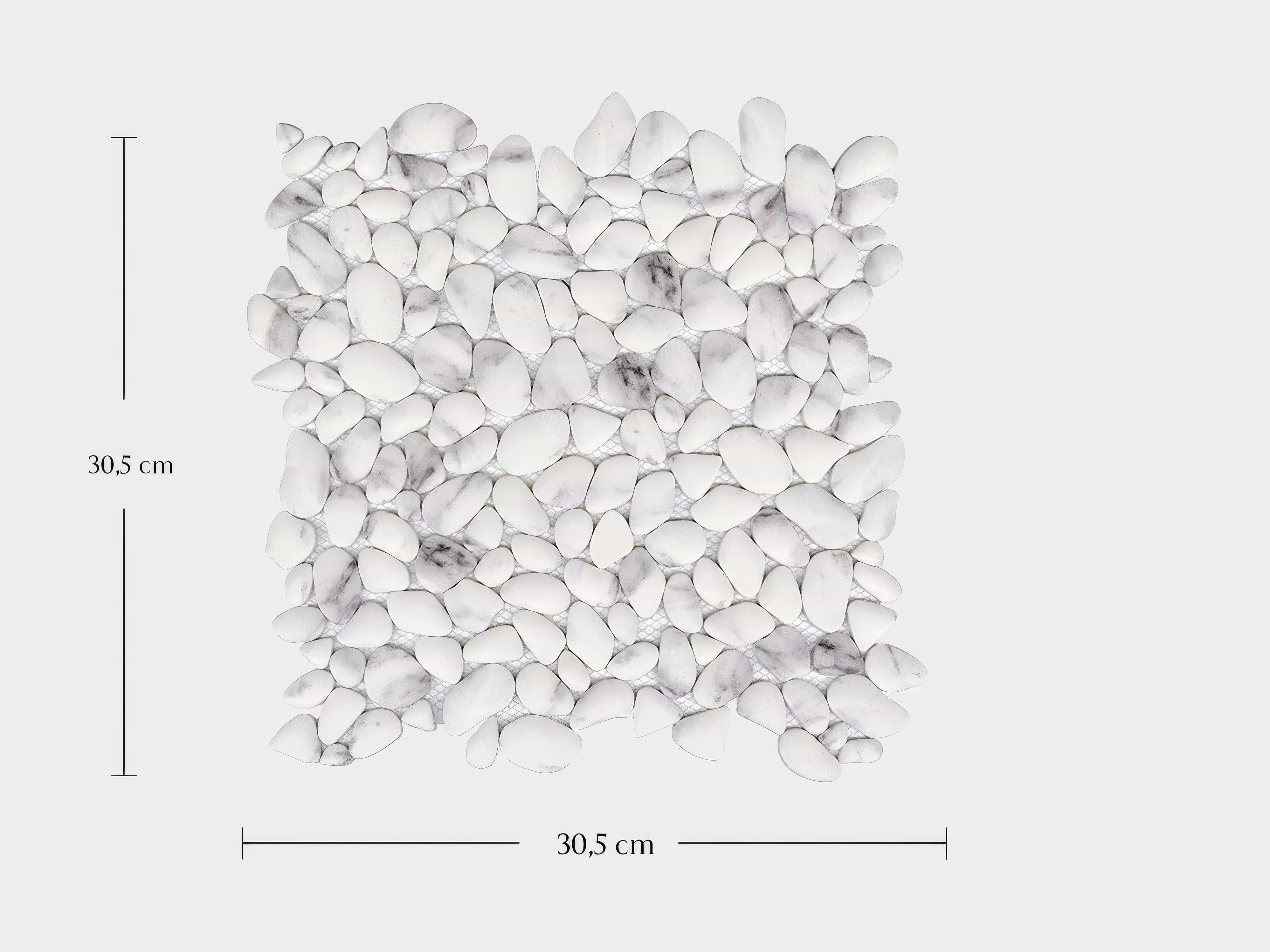 Boulder Carrara Mosaic By Hyperion Tiles