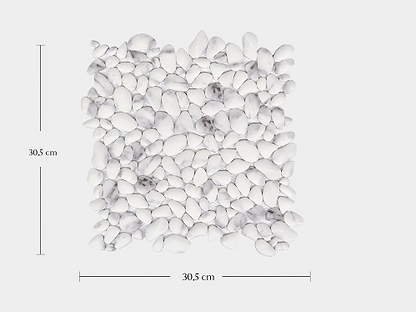Boulder Carrara Mosaic By Hyperion Tiles