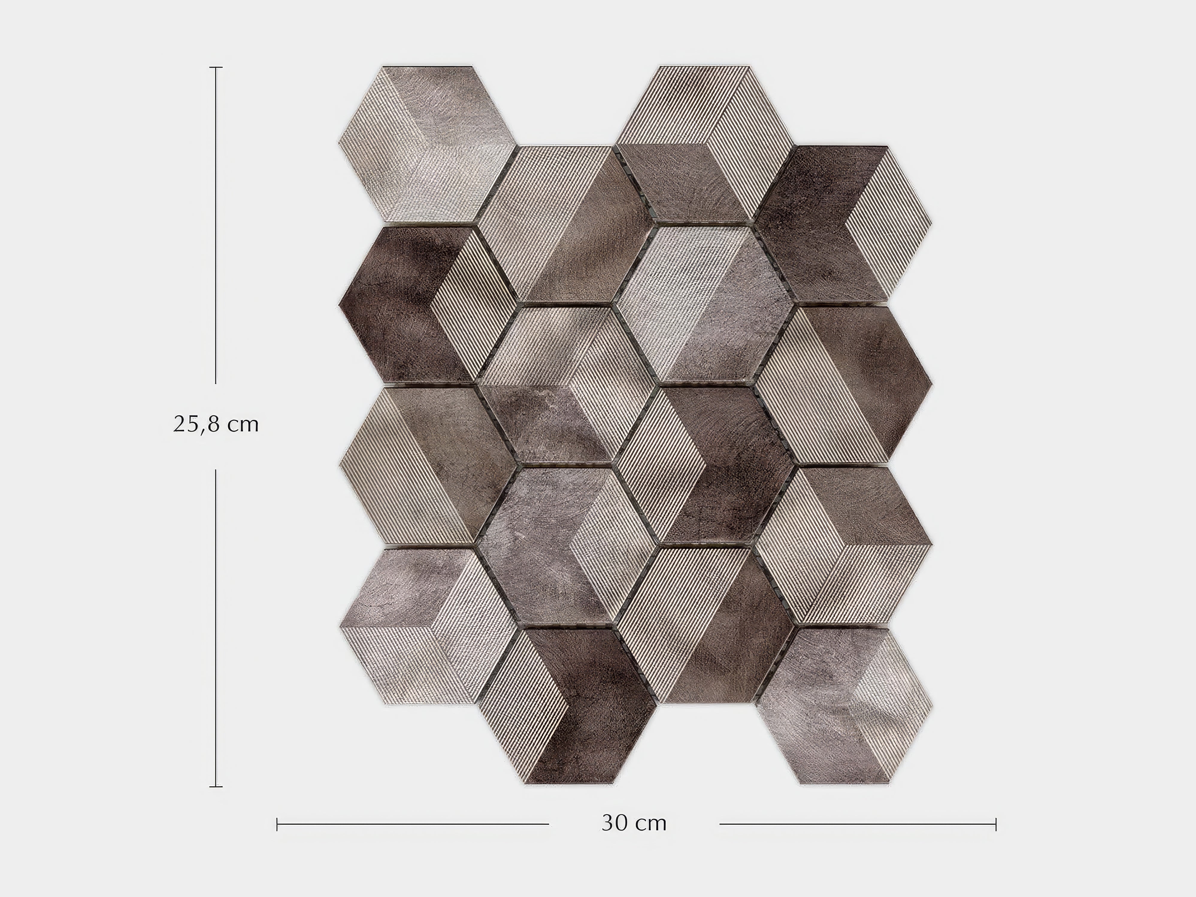 Future Quartz 25.8 x 30 x 0.8cm By Hyperion Tiles