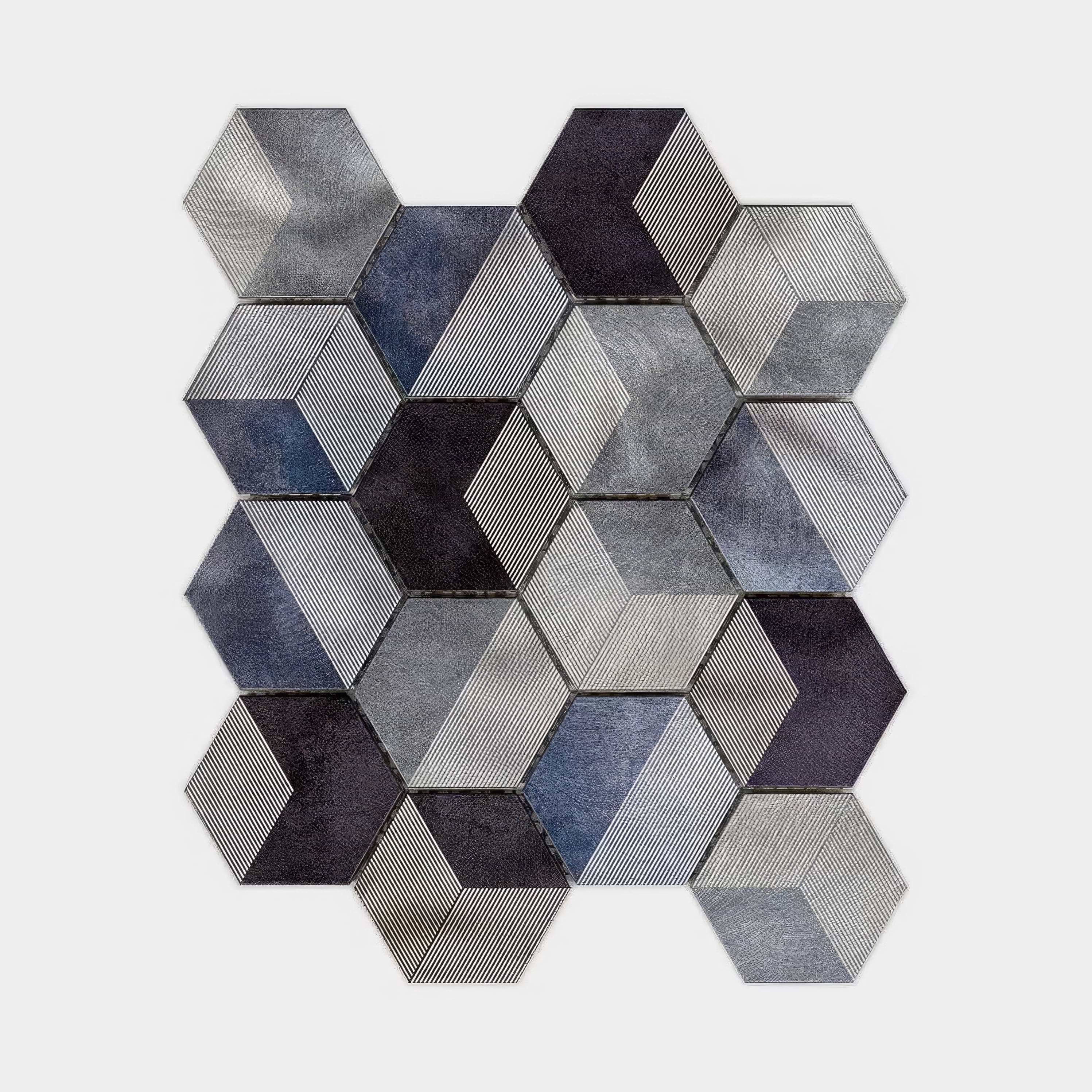 Future Sapphire 25.8 x 30 x 0.8cm By Hyperion Tiles