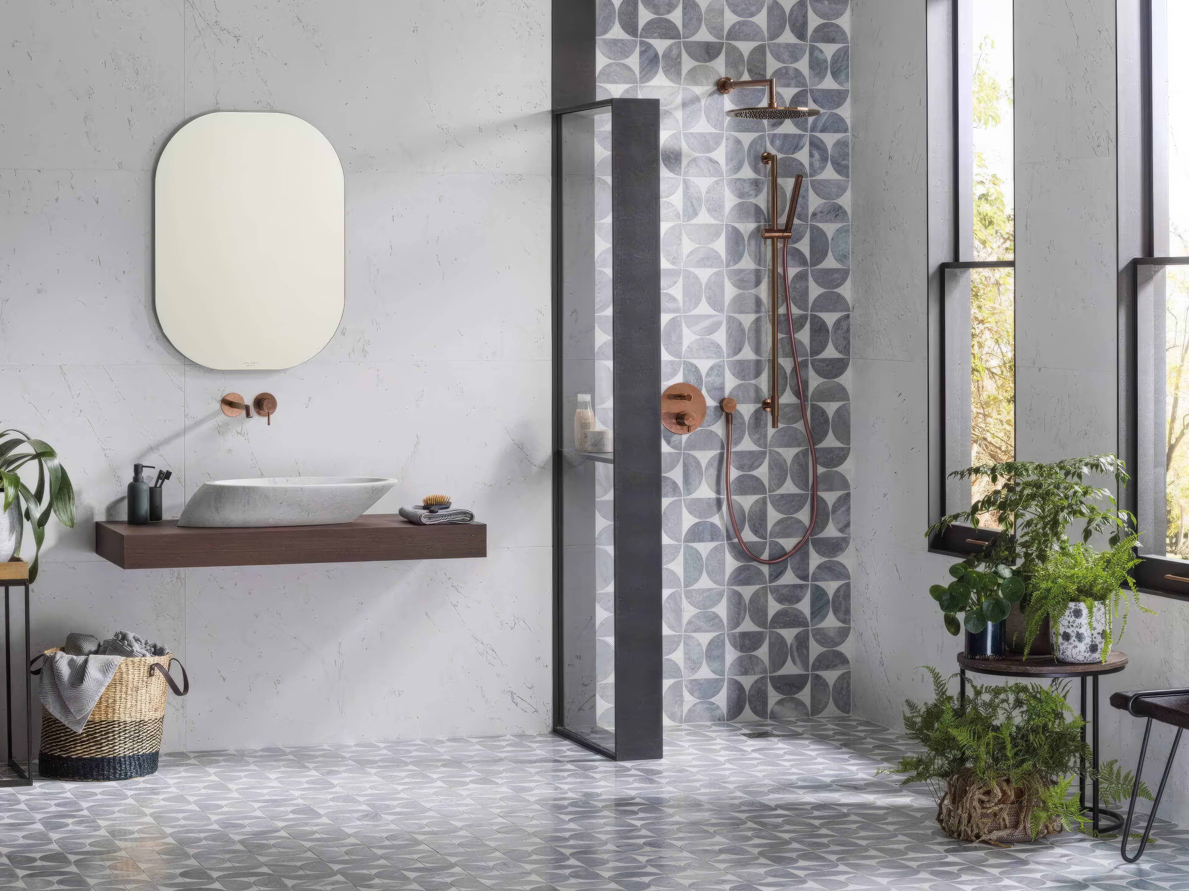 Figure Spiral Light Mosaic By Hyperion Tiles