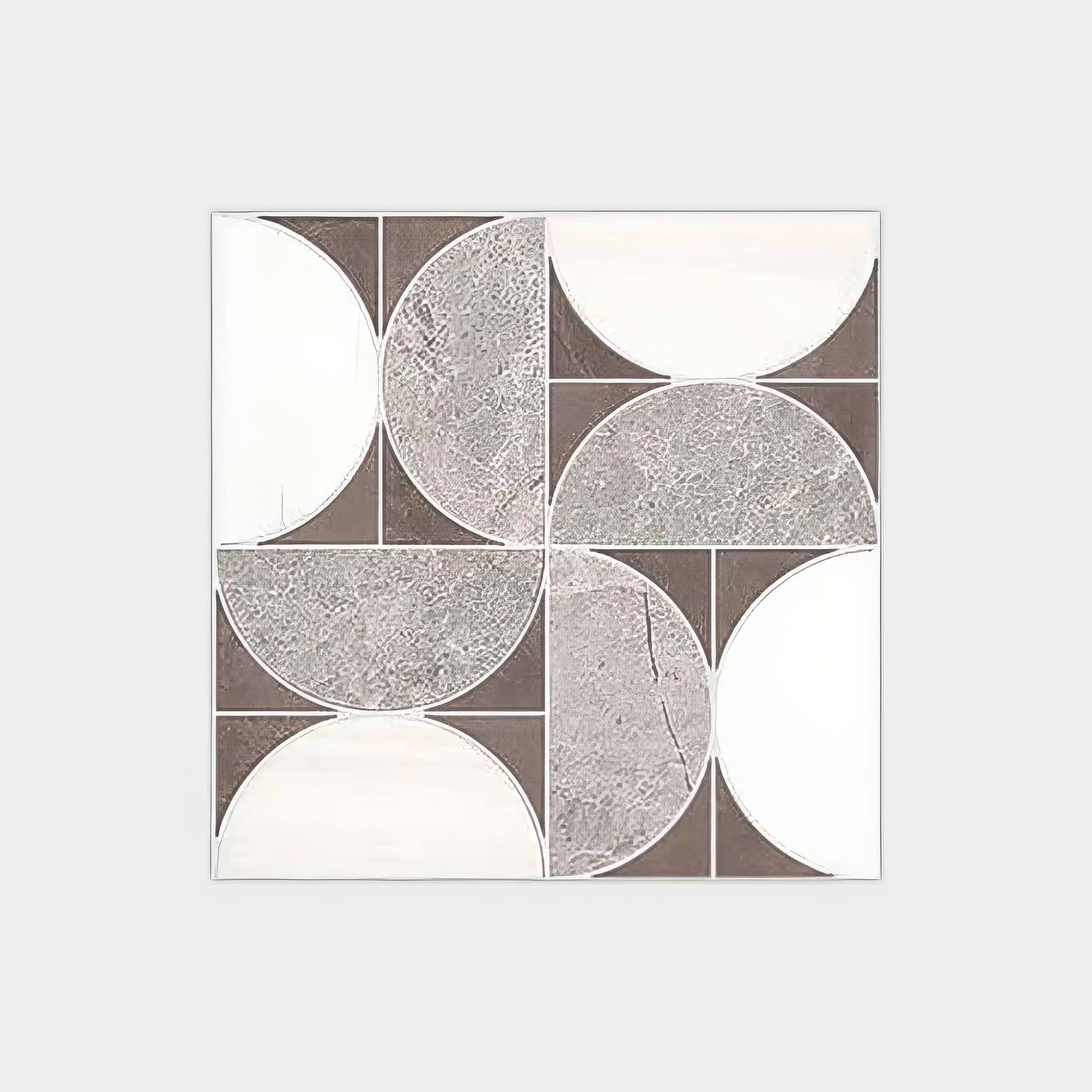 Figure Spiral Dark Mosaic By Hyperion Tiles