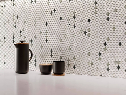 Gem Greens Mosaic By Hyperion Tiles