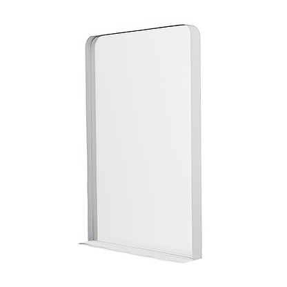 City Mirror with Shelf 50 White - Hyperion Tiles