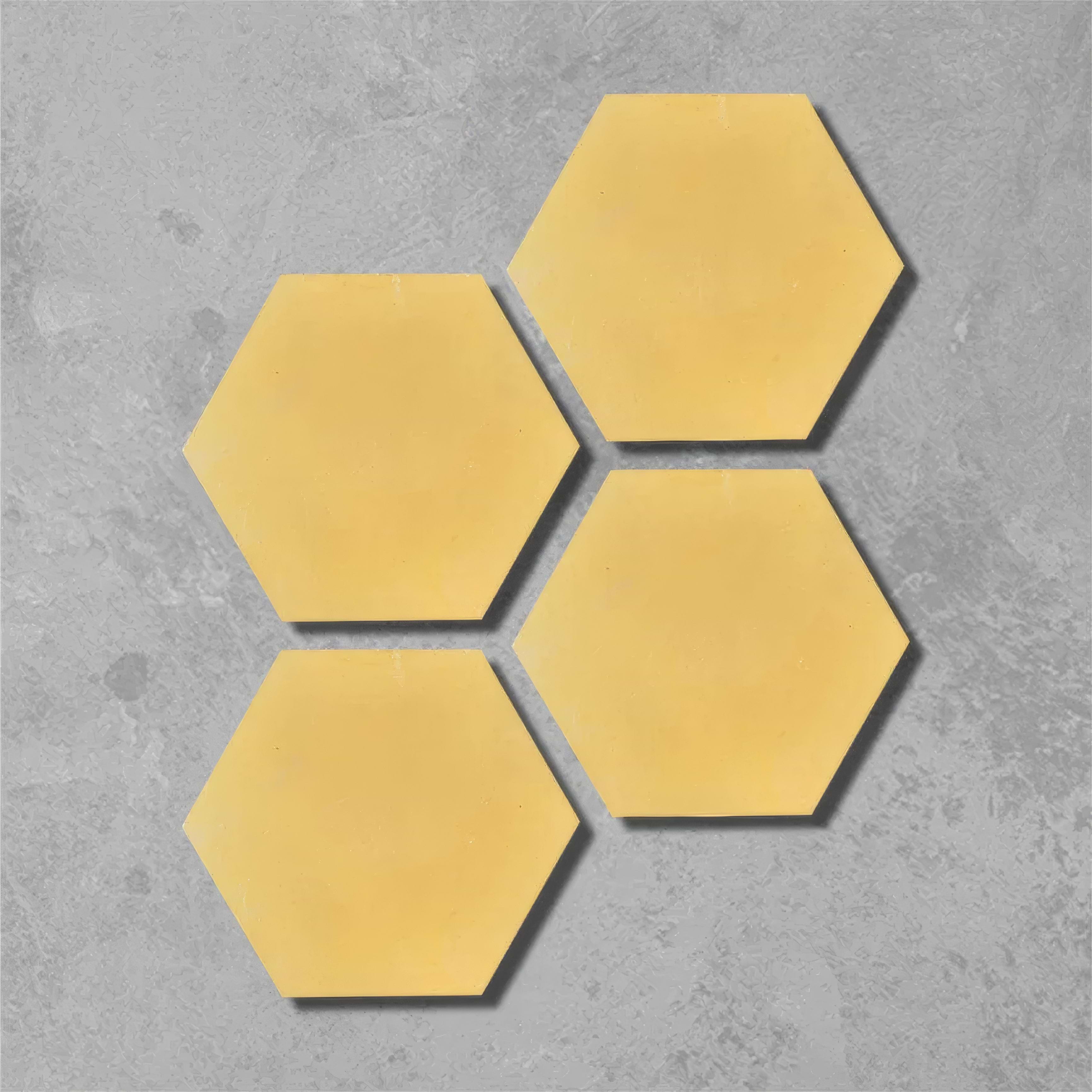 Canola Yellow Hexagonal Tile - Hyperion Tiles